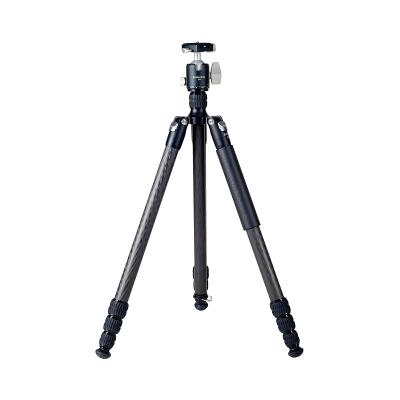 China Flexible Carbon Fiber DM294C+Q36 Carbon Fiber Foot Tube Aluminum Alloy Camera Pan 360 Camera Tripod Mount For Sports for sale