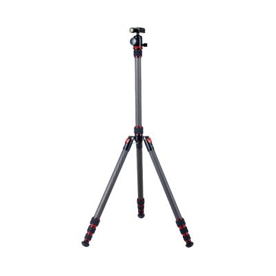 China Durable Carbon Fiber Factory T555 Carbon Fiber Foot Tube Aluminum Alloy Camera Pan Professional Video Camera Tripod Parts for sale