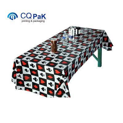 China Disposable Factory Directly Supply Disposable Plastic PVC EVA Waterproof Printed Table Cloth for sale