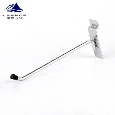 China High quality hot sale metal/stainless steel slatwall bag hangs metal coat hooks cup hooks pass chrome coated for sale