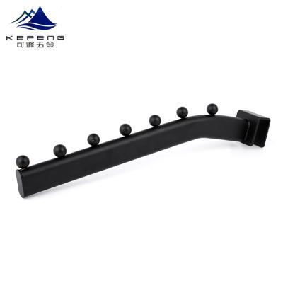 China 2019 New Metal Tube Bar Rack Supermarket Display Bead Hooks For Clothes for sale