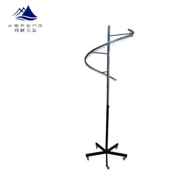 China Deploying Clothes Metal Clothes Garment Rail Hanging Display Rack for sale