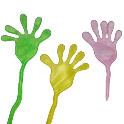 China Soft Sticky Fingers Kids Gift Stick Cash Products Set Hands Fun Toys Birthday Parties Toys For Kids Sensory for sale