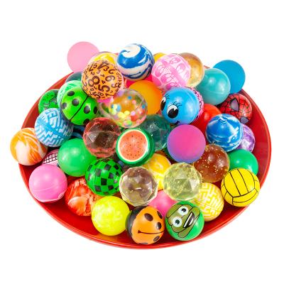 China 25mm 27mm 45mm 25mm Rubber Stock 60mm Bulk Bouncy Ball Gifts for sale