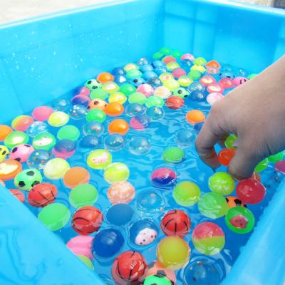 China Wholesale Cheap 27mm Water Kids Toy Rubber Bouncy Ball Shell Floating Twist Ball 25mm for sale