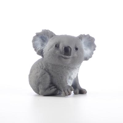 China Lifelike TPR Jungle Zoo Wild Animal Figures Model Koala Party Favors Supplies Harden Toppers Gift Toys QIYI Customized Color 96 for sale