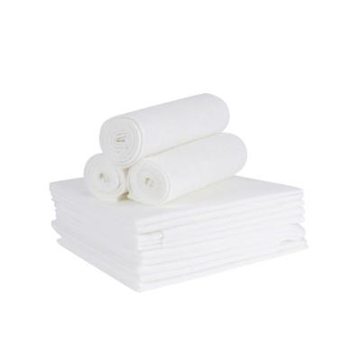 Chine Coton jetable 145gsm des serviettes 100 de Bath de rectangle blanc d'OEM à vendre