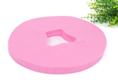 China Pink Non Woven Fabric Disposable Massage Table Covers For Hotel for sale