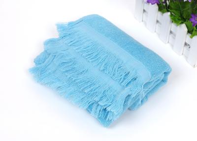 China Durable Azo Free Organic Cotton Bath Towels With Embroidered Logo for sale