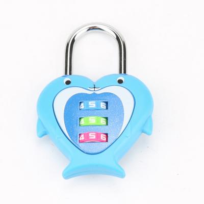 China Metal Cartoon Penguin Shape Promotion Combination Suitcase Lock For Safe Box for sale