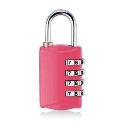 China Zinc Alloy Combination Luggage Lock Travel TSA Padlock 4 Digit Code Luggage Lock for sale