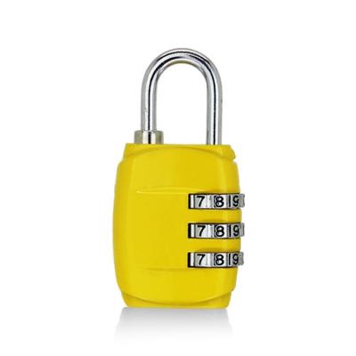 China Metal Digit 3 Combination Travel Padlock For Toolbox Luggage Lock Suitcase for sale