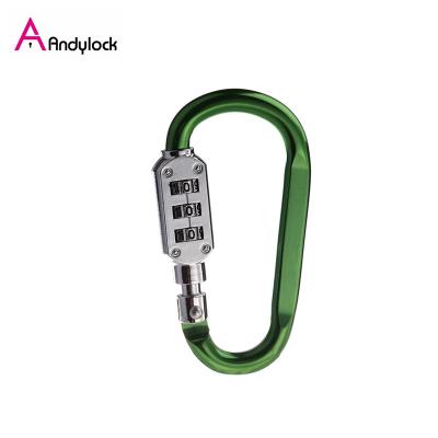 China Gym Combination Lock Padlock Padlock Hook Equipment Zinc Alloy Outdoor Rising Key Chain Multifunctional Combination Lock for sale