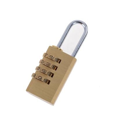 China Brass Metal Digit 4 Combination Lock For Cabinet Luggage for sale