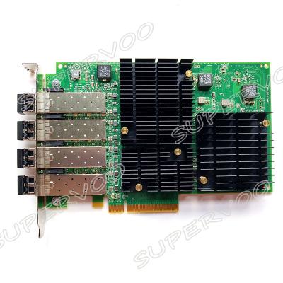 China Emulex LPe16004 16GFC Quad Port PCI Express 3.0 Fiber Channel Adapter Lpe16004-M6 LPE16004 for sale