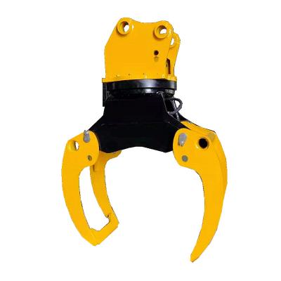 China Specially for Paper Mill Wood Handling Grapple Mini Log Grapple Excavator for Logs, Wood, Stone, Rock, Steel, Scrap Hard Handling Grapples for sale