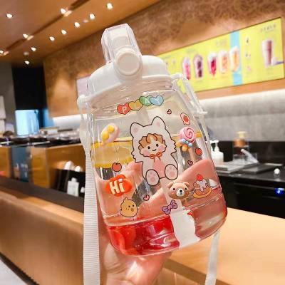 China Hot Sale Portable Plastic Stored Water Cup With Big Belly for sale