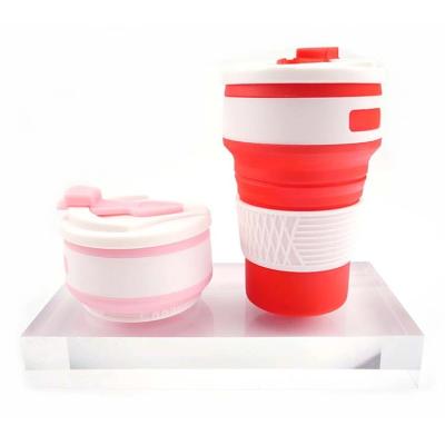 China Viable Collapsible Collapsible Collapsible Collapsible Silicon Water Bottle Collapsible Cup Silicone for sale