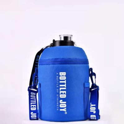 China Wholesale 2021 New Large Capacity Ton Water Cup Sleeve Sports Ton Kettle Viable Insulation Backpack Diagonal for sale