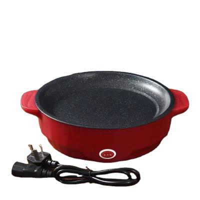 China Sustainable New Style Mini 26cm Kitchen Electric Stove Pan With Nonstick Coated Grill Pan for sale