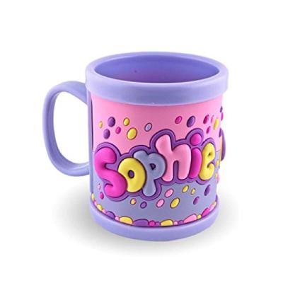 China 2021 New Design 3D Viable Pattern Advertising Custom Mug Creative Soft Plastic Cartoon Cups For Exquisite Gifts for sale