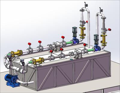 China Sistema de calibración automática del flujo de líquido Banco de prueba para calibrar el medidor de agua en venta