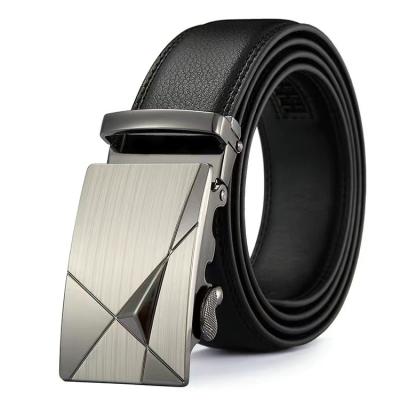 China New Wear-Resistant and Durable Buckle Cowhide Aviation Belt Business Leather Automatic Belt Manufacturer New Wear-Resistant and Durable for Men for sale