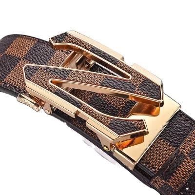 China Fashion.Casual.Business Wholesale Adjustable Genuine Leather Cowhide Buckle Belt Business Automatic Leisure Can Be Customized Logo Business For Men for sale