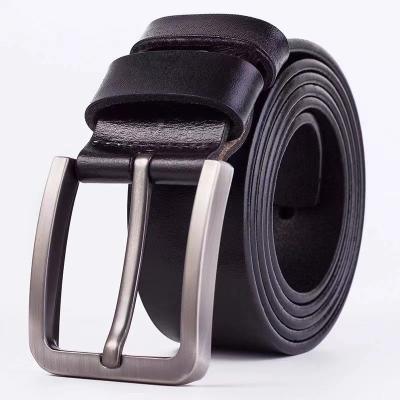 China Leisure Business Manufacturer Stain Leather Belt Leisure Needle Buckle Leather Belt For Men Wear-Resistant And Durable For Men for sale