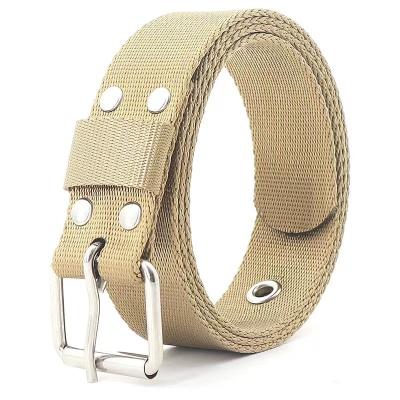 China Manufacturer direct selling pin buckle 3.2cm narrow nylon belt jeans military training casual tactical belt for men and women for sale