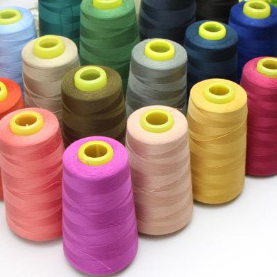 China Custom Dyed Embroidery Factory Direct Sale Pagoda Sewing Thread 40/2 High Speed ​​Polyester Sewing Thread Overlock Polyester Weave Knitting Sewing Thread for sale