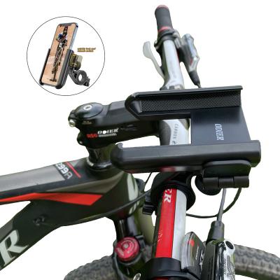 China Bike Adjustable Anti-skid Mount Handlebar Motorcycles Mobile Phone Holder Motorcycle Phone Holder for sale