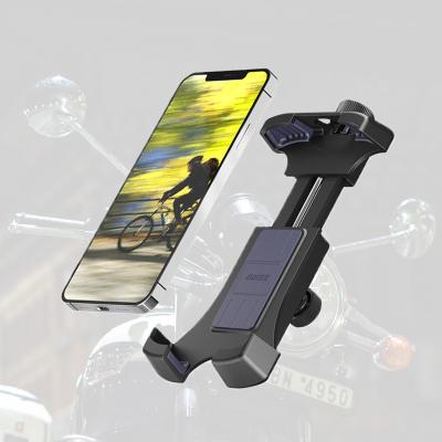 China Adjustable Quick Mount MTB Road Bicycle Mobile Phone Handlebar Frame Clip Mount Bike Phone Holder Anti-vibration Mount Mobile Phone for sale