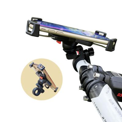 China Universal Motorcycle Best Silicone Mobile Phone Bike Mount Adjustable Cell Phone Holder For All Cell Phones 4.5