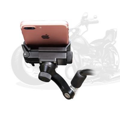 China 2021 New Popular Mobile Phone Bracket 360 Bike Phone Mount ABS Adjustable Plastic Phone Holder For Motorbike Motorcycle for sale