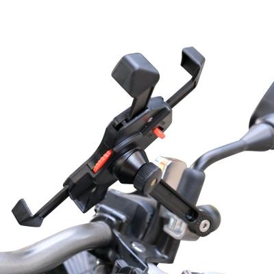 China Good Adjustable Bike Phone Mount Amazon Phone Holder 360 Rotation Cell Phone Holder Mirror Stem Phone Mount for sale