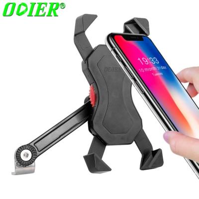 China New Universal Phone Mount Adjustable Premium Full Protection Motorcycle Bike Phone Holder Stretching Electric Bike Scooter Phone Holder for sale