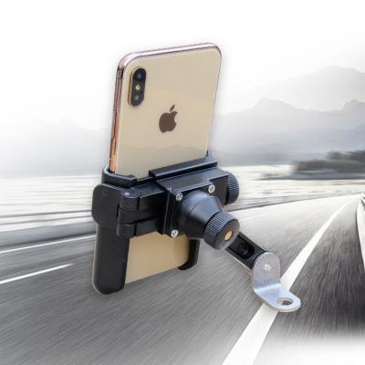 China 2021 Best Selling Flexible Adjustable Motorcycle Mirrors Phone Holder Universal Mobile For 3.5-7.0 inch Mobile for sale