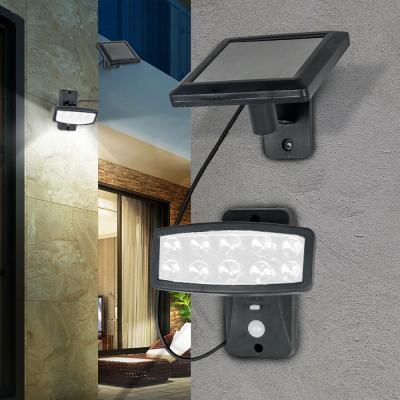 China Outdoor Waterproof Garden Motion Sensor Powered Outdoor Solar LED Wall Light For Garden for sale