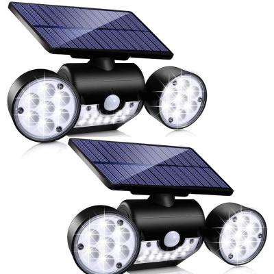 China Waterproof Garden Motion Sensor LED Flood Security Lamp With Solar Lights Outdoor Garden for sale