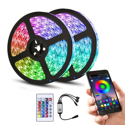 China Ip20 Ip65 Remote Control Strip Light 5M10m BT Led Residential 5050 RGB Heat Resistant for sale