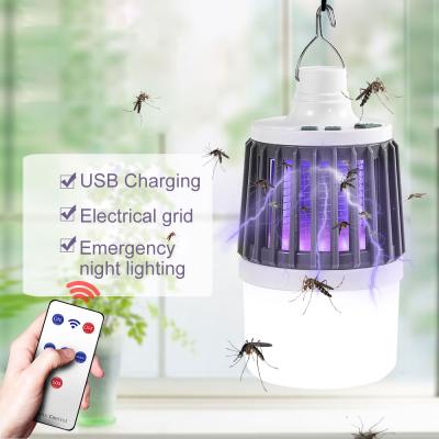 China Viable Intelligent Flashing Light Insect Mosquito Trap Anti UV Rechargeable Electronic Lamp for sale