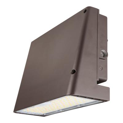 China Cutout P65 135W USA Stock Waterproof Adjustable Full Glass Lens Wallpack Lights Exterior Ip65 Building Entrance Garage Wall P 28W 38W 65W for sale