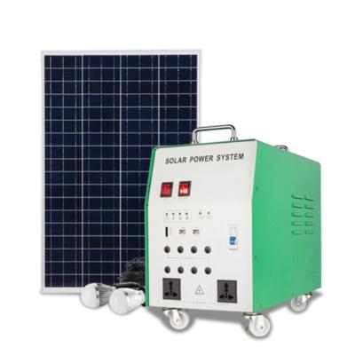 China Home Use High Quality Solar Power Inverter Home Use 100W Solar Generator Power System for sale