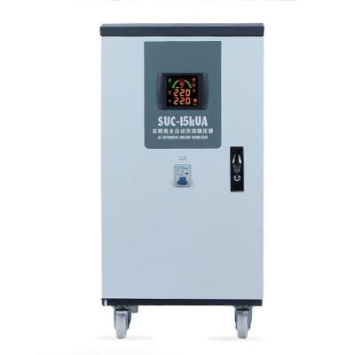 China SVC (High Quality) Single-phase and Three-phase SVC High Accuracy Fully Automatic AC Voltage Stabilizer for sale