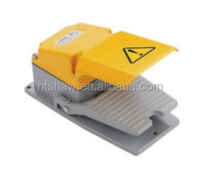 China (High Quality) Electric Foot Metal Pedal ON-OFF Control Switch, Waterproof Push Button Foot Pedal Switch for sale