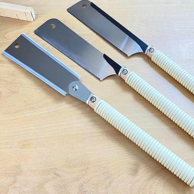 China Universal Rubber Wood Jewelry Handle Jewelry Folding Brick Blade Extra Long Cutting Butcher Meat 5 in 1 Hand Saw for Wood Camping for sale