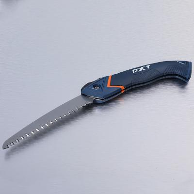 China Flexible Steel Blade Handmade Cutting Metal PVC Japanese Folding Pull Hand Saw Pruning Saw for sale