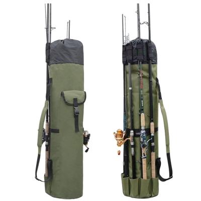 China Multifunctional Reed Amazon Style Hot Cylinders Bag Rod Bag Sea Pole Fishing Tackle Receiving Outdoor Fishing Bag for sale