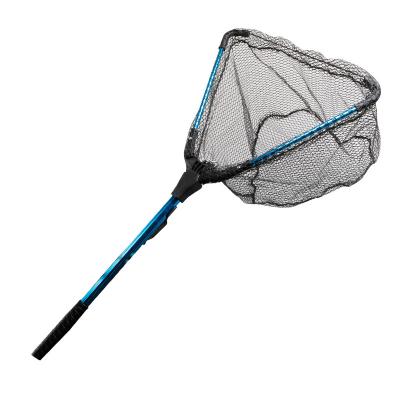 China Multifilament Aluminum Alloy Luya Folding Triangle Hand Net Fishing Net Reinforcement Fishing Sea Bass Net for sale